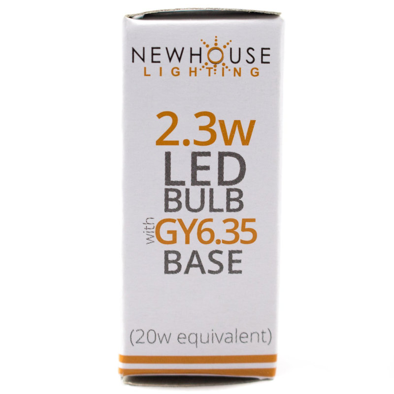 Ampoule DEL 2,3 W GY6.35 200 lumens 3000K