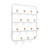 Estique Metal Hanging Closet Organizers