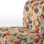 Fauteuil de chambre rembourré beige et rouge-1587789167