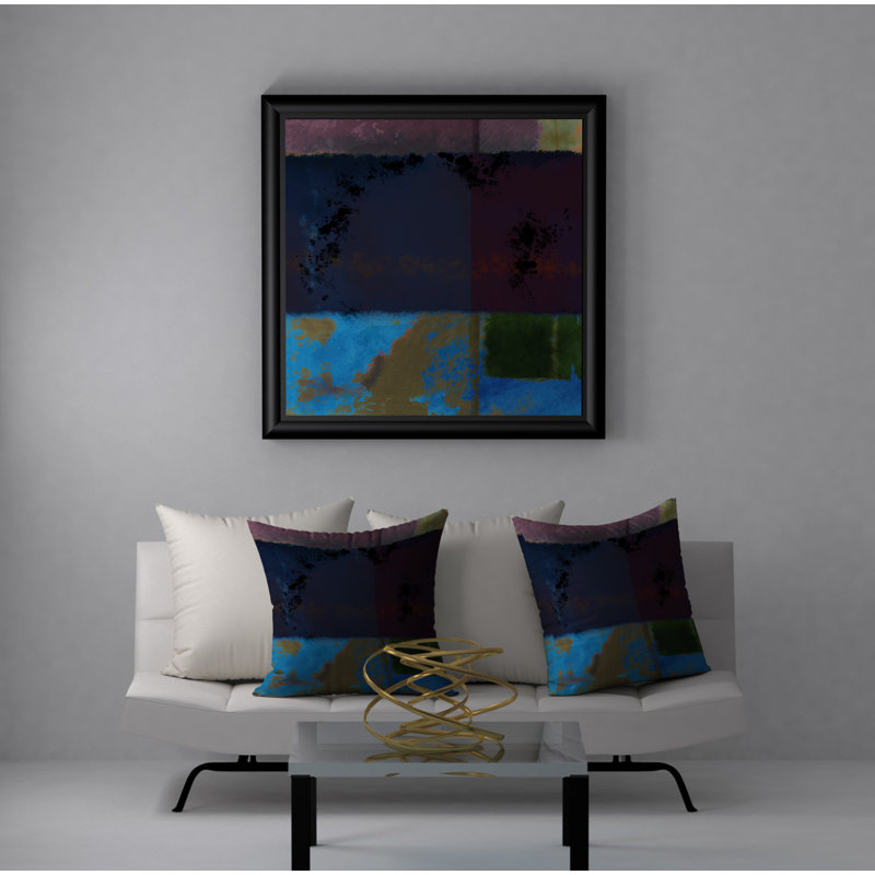  Housse et insert de coussin carré Glowing Alive, 24" X 24"