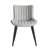 Heitger Faux Leather Upholstered Side Chairs Modern Wingback Dining Chairs with Metal Legs-1344348135