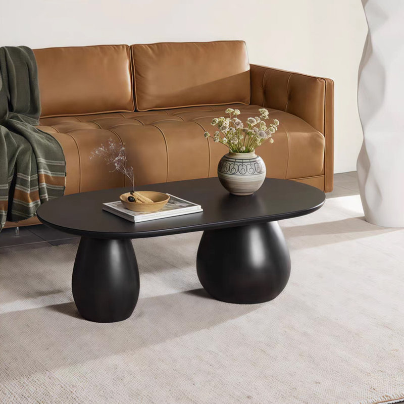 Table basse Minimalist, H 15,74 po x L 47,24 po x l 23,62 po, Noir