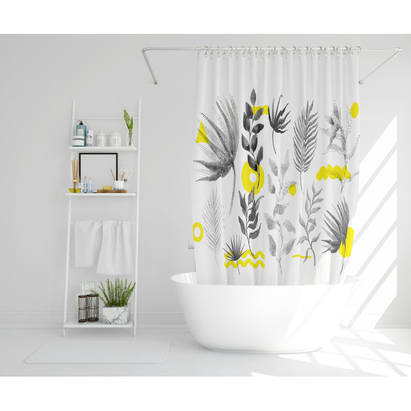 Sahay Polyester Shower Curtain, 168cm H x 168cm W