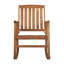 Chaise berçante d'extérieur en bois d'acacia Perry Classic