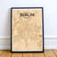Berlin City Map - No Frame Print-1657949454