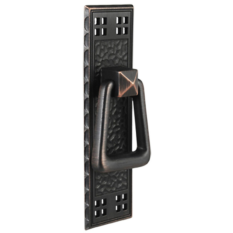 Mission 3" Center to Center Ring Pull, Oil-Rubbed Bronze