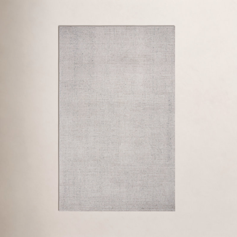 Charon Hand Tufted Wool Area Rug, Rectangle 9' x 12'