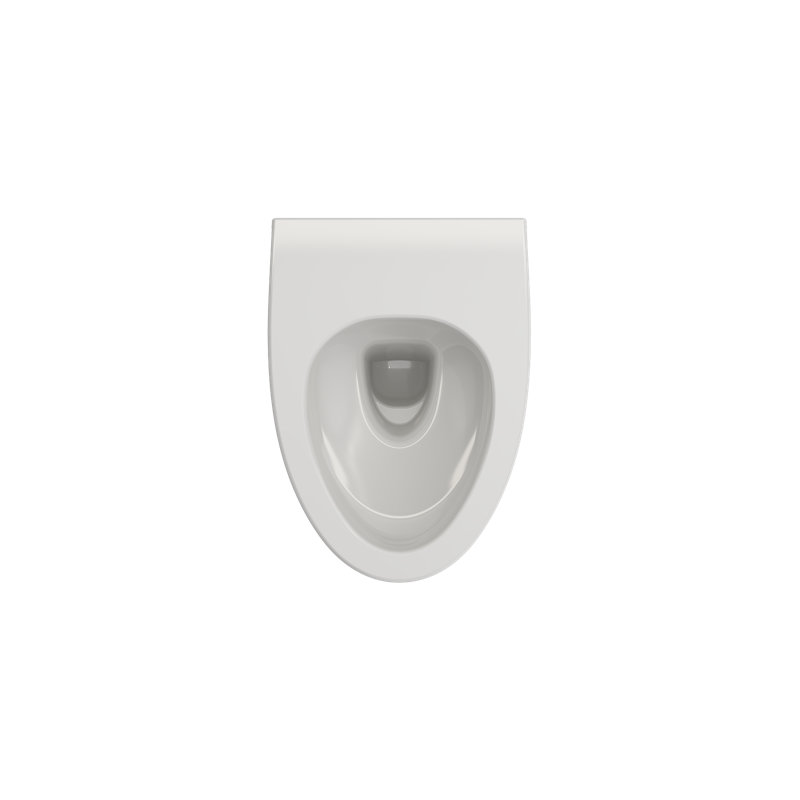 Milano Wall-hung Elongated Toilet Bowl, White