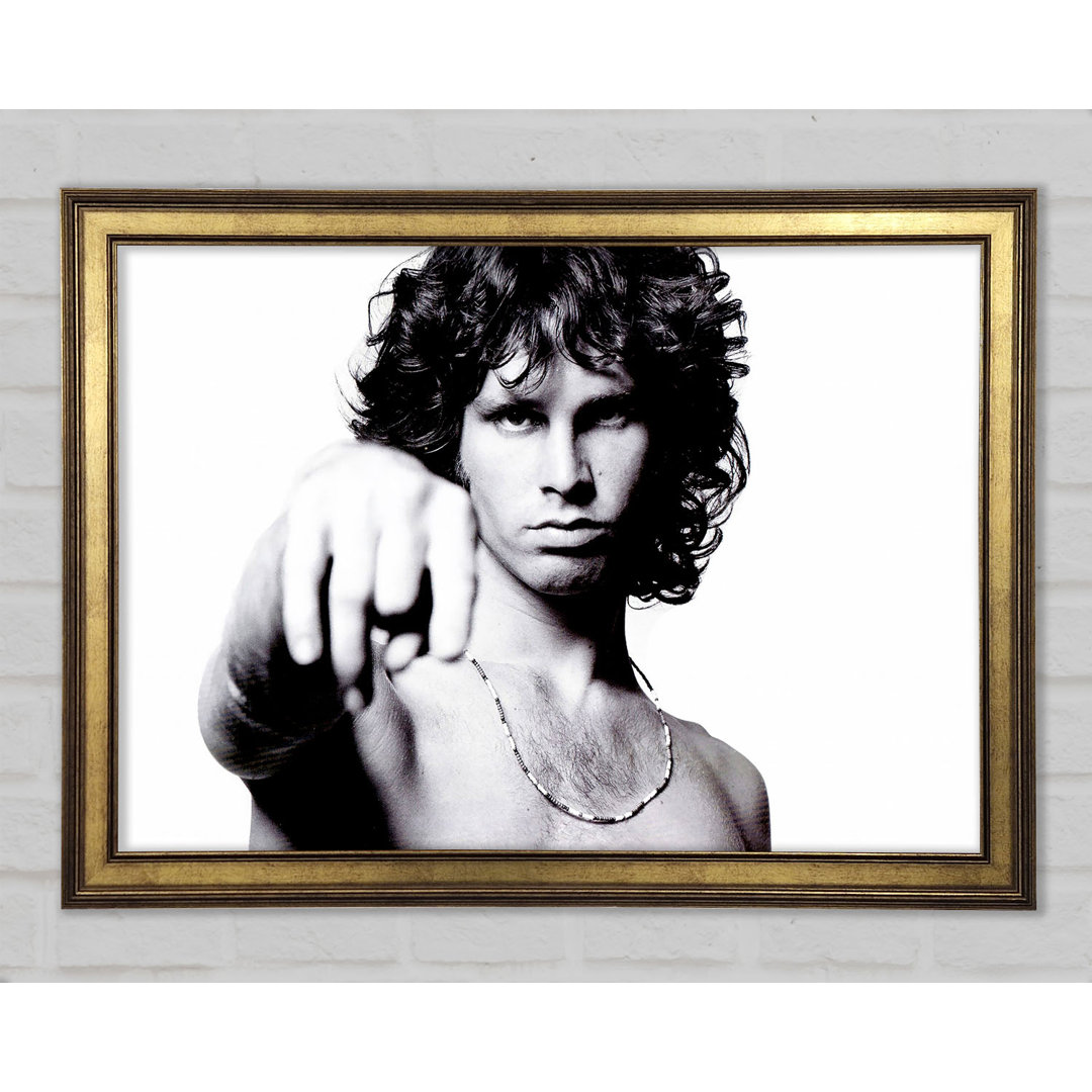 Jim Morrison Light My Fire - Einzelne Bilderrahmen Kunstdrucke