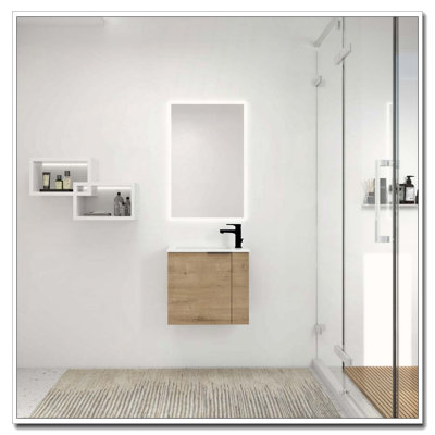 Meuble-lavabo flottant avec évier