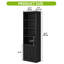 Shawntella 180 cm H x 60 cm W Standard Bookcase-231029055