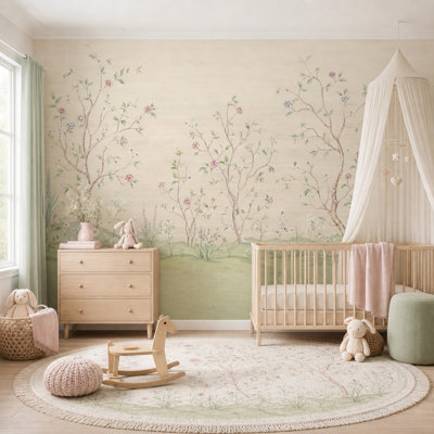 Décoration murale aquarelle amovible