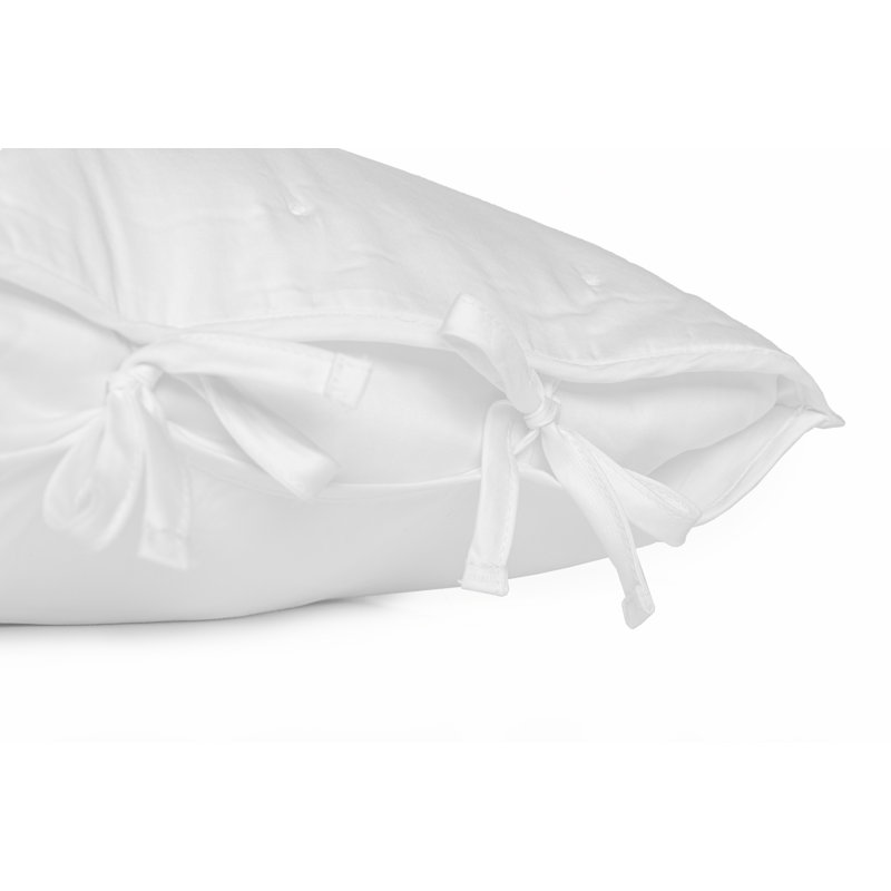 Grace 100% Cotton Sateen Quilted Coverlet, Twin Quilted Coverlet, White