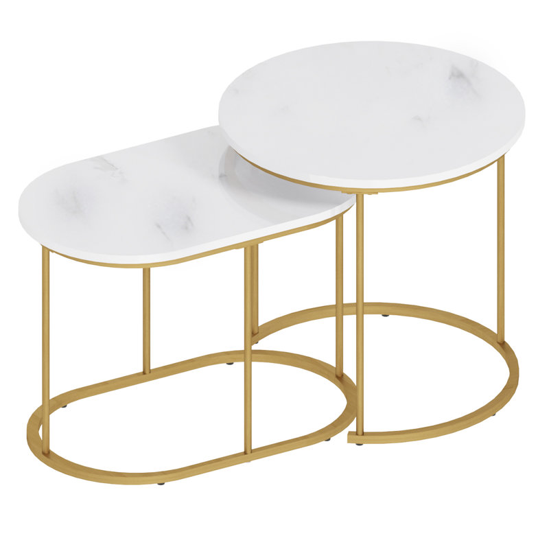 Ensemble de tables basses 2 pièces Amaras