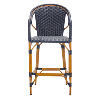 Popplewell 46.5'' Aluminum Outdoor Bar Stool