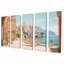 Roseville - art mural plage 5 pièces-106156958