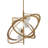 4 - Light LED Sputnik Sphere Chandelier