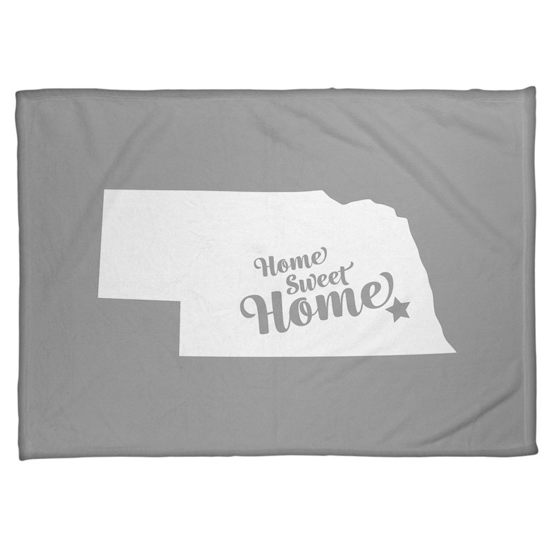 Jeté en polaires pour lincoln home, l 62,5 po x L 82,5 po, Gris
