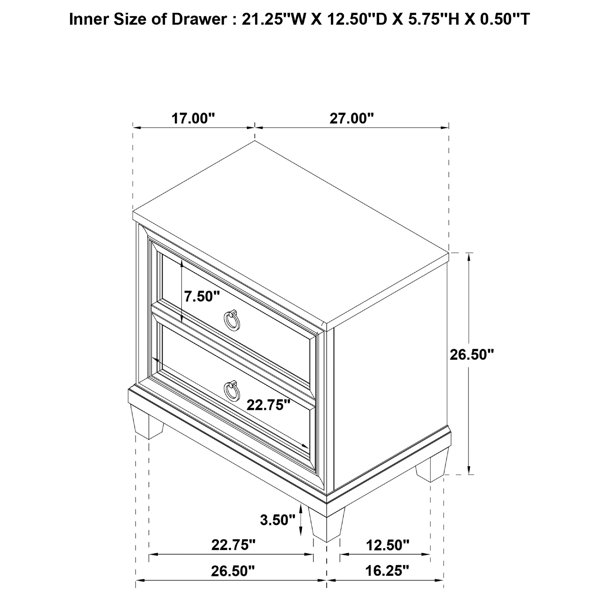 Dimensions du produit