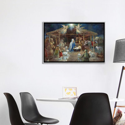 The Nativity by Ruane Manning - Painting Print