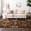 Tapis brun / orange Mortiz-793998816
