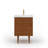 Brandy  Vanity in Honey Walnut with Satin Gold Single Faucet-1225114282