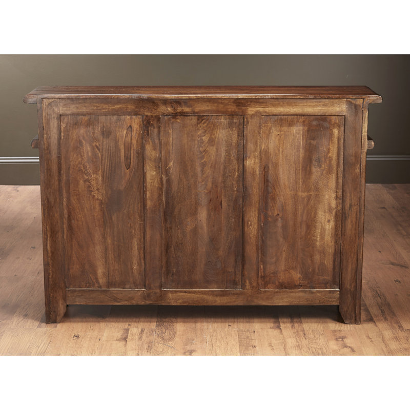 Gesling 53" 3-Drawer Sideboard, Pecan