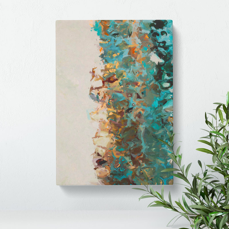 Una Abstract - Wrapped Canvas Print, 50cm H x 35cm W x 3cm D