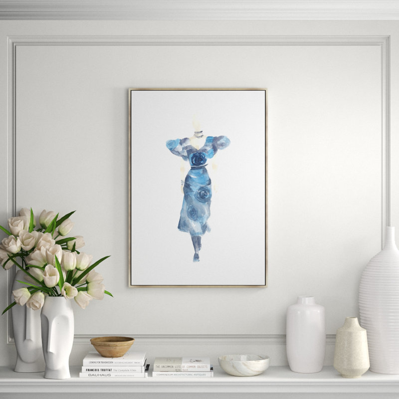 Style Me III Print by Helen Parker, 36.5" H x 25.5" W x 1.5" D, Glass Coat