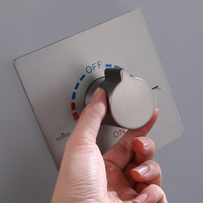 All-In-One Kit with Rough in-Valve, Brushed Nickel