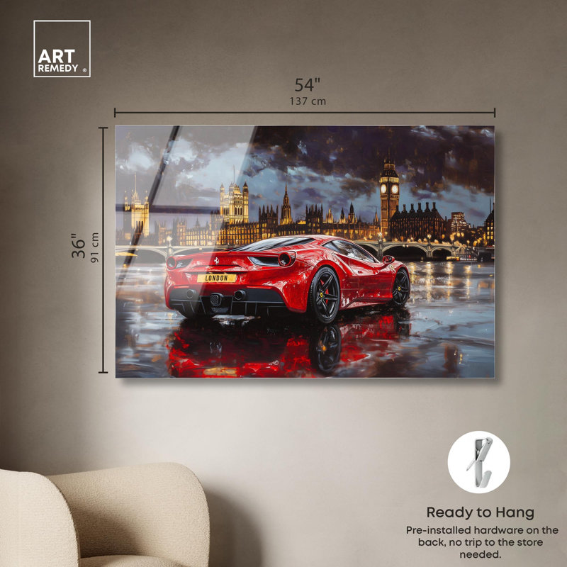 «London Drive» par Art Car, Art Remedy, H 36 po x l 54 po