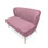 Pink Velvet Bench