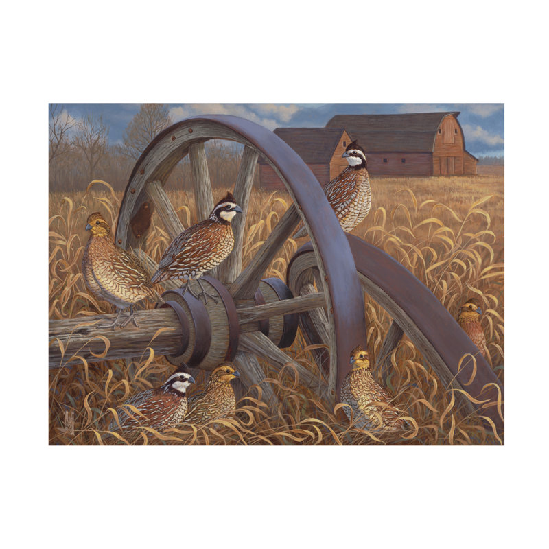 Art sur toile par Jeff Hoff, H 14 po x l 19 po