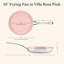 Vanderpump By Anolon Tri-Ply Clad Ceramic Nonstick Frying Pan, 10-Inch, Villa Rosa Pink