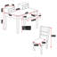 Bureau l 44 po avec plateau pour clavier Erskine