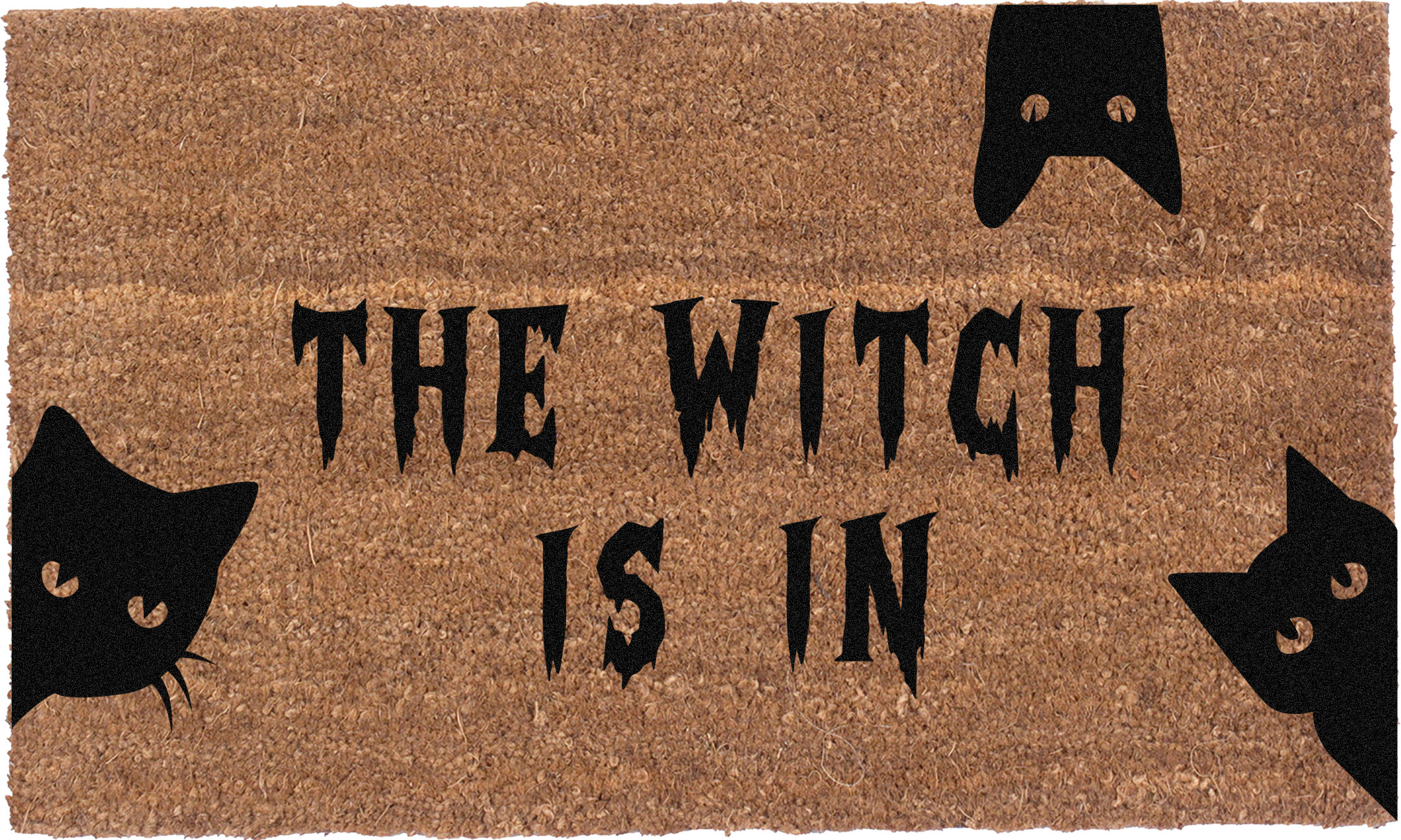 The Holiday Aisle® Donaho The Witch Is In Non-Slip Outdoor Doormat & Reviews | Wayfair