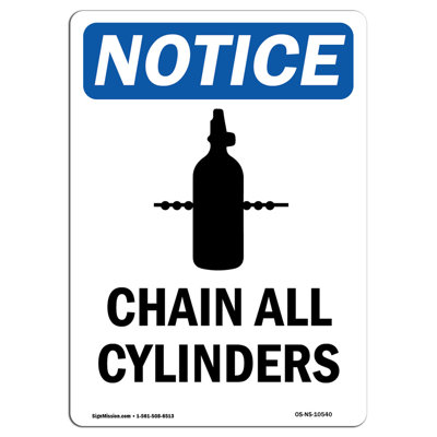 Chain All Cylinders Sign