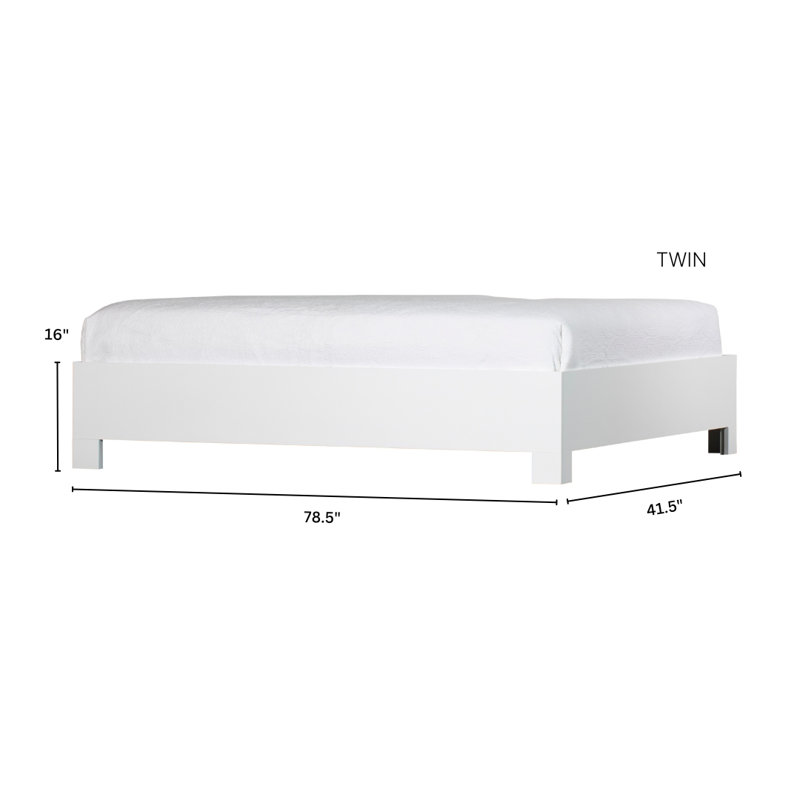Ohana Low Profile Standard Bed, King, Celery Green