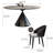 Modern Simple Round Marble Dining Table Sets-105511137