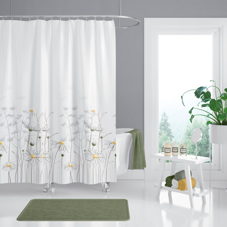 Teller Polyester Shower Curtain