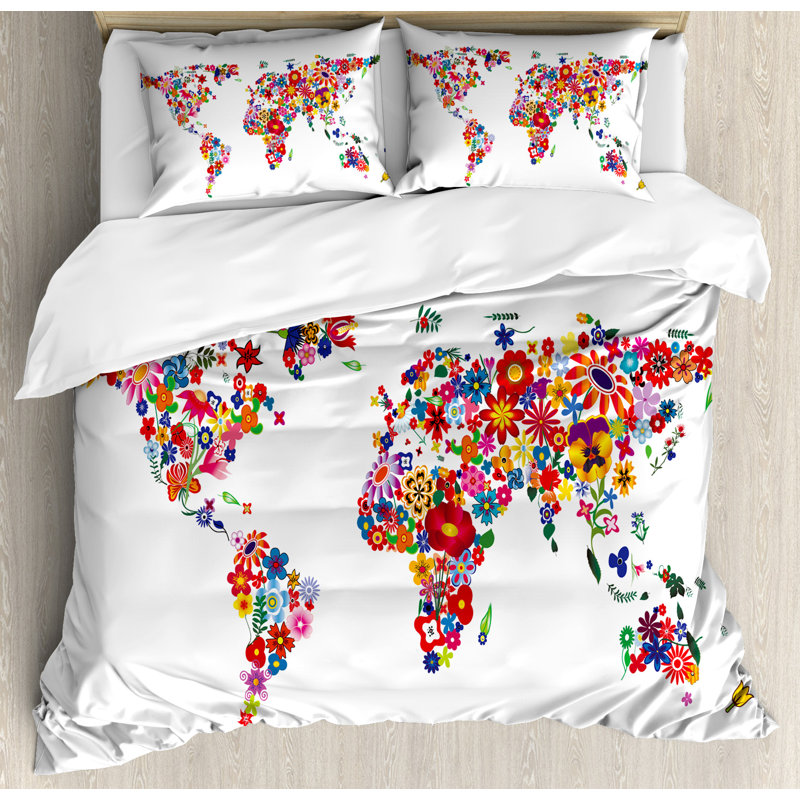 Eclectic Duvet Cover, Queen Duvet Cover + 2 Standard Shams