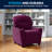 Contemporary Kids Recliner with Cup Holder-56801088