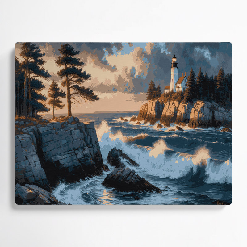 États-Unis, Maine gris, art mural en métal, H 12 po x l 18 po x P 0,05 po