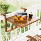 Folding patio tables for balconies L 27.6“ x W 29.5” Siffre