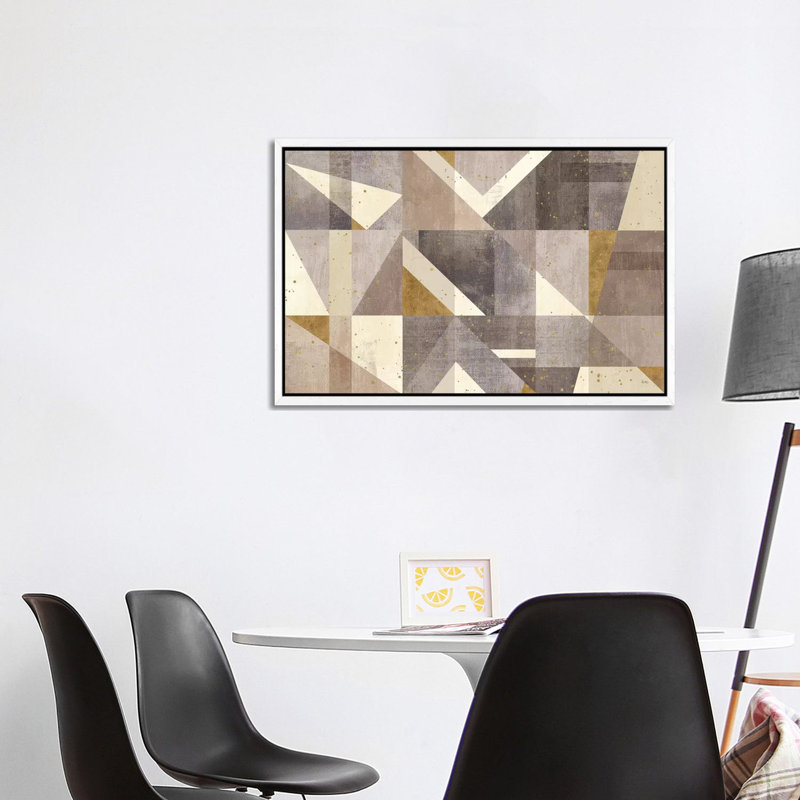 Framework I 1 Piece Wall Art on Canvas, 101.6 cm H x 66.04 cm W, White Floater Frame