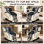 Leather Power Reclining Heated Massage Chair-1224856835