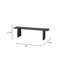 Arc Solid Wood Dining Bench-1011982364