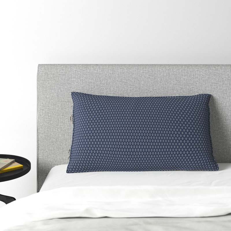Japiko Cotton Blend Geometric Sham Set, Euro