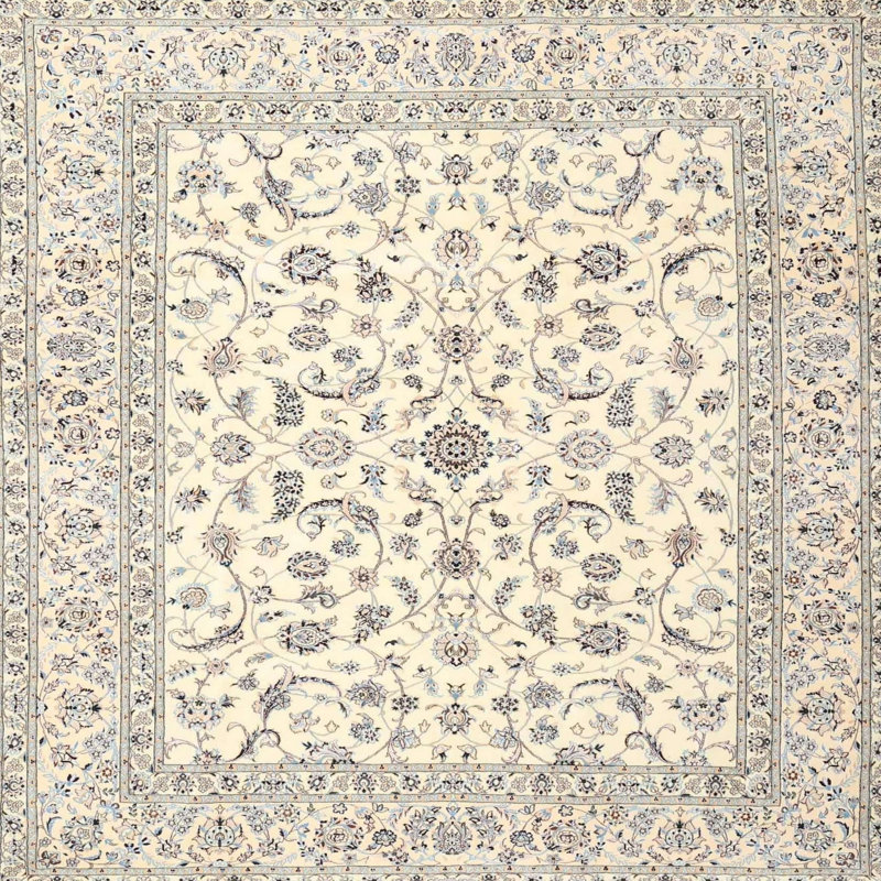 Gline Floral Indoor Rug, Round 5'