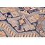 Tapis unique bleu / beige 6 pi 2 po x 9 pi 5 po Baccio